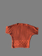 women's set in style orange cardigan