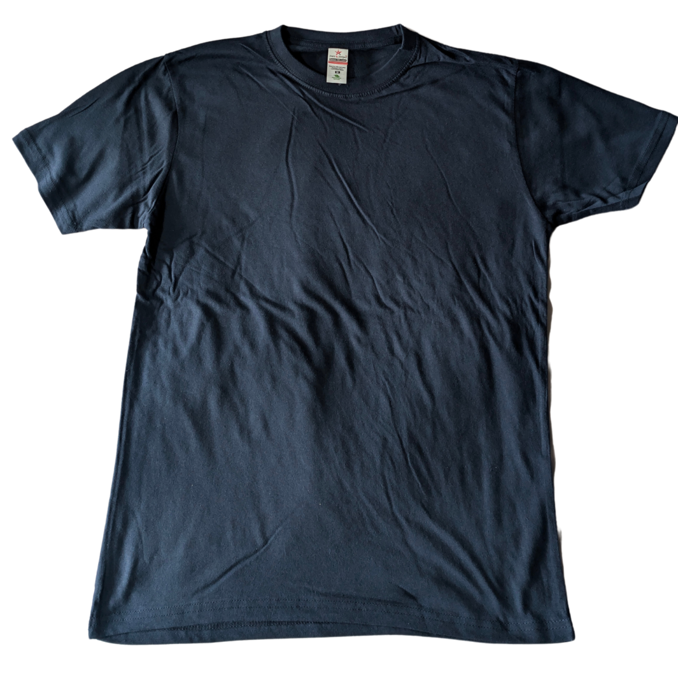 Short sleeve Plain navy blue T Shirts