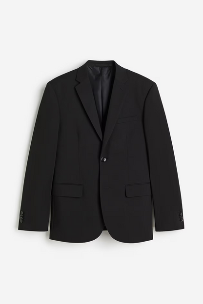 H&M men's black suit jacket