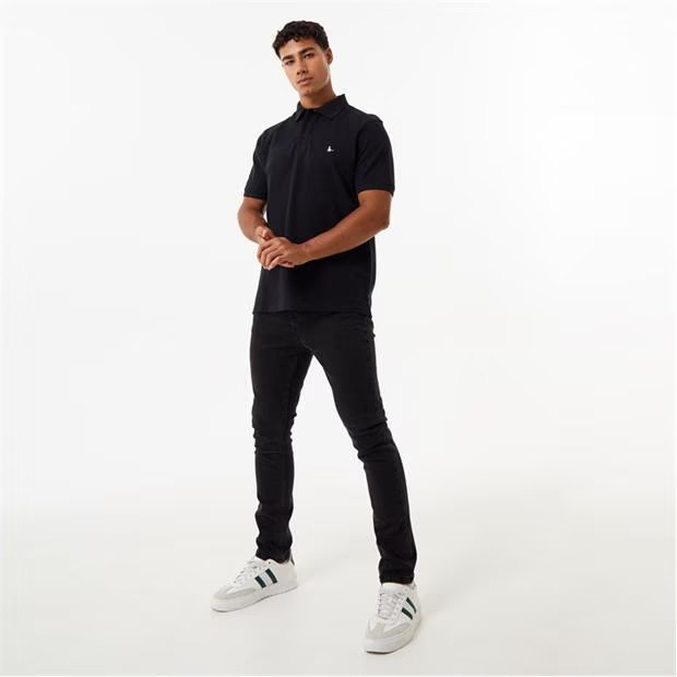 Jack wills black polo shirt